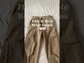 How To Style Beige Cargo Pants For Fall 😍 #outfitideas #outfit #fashion #fashiontrends