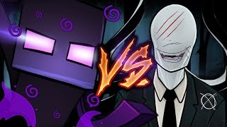 Cover art for SLENDERMAN VS ENDERMAN RAP | BATALLA DE HEROES | ZARCORT Y KRONNO