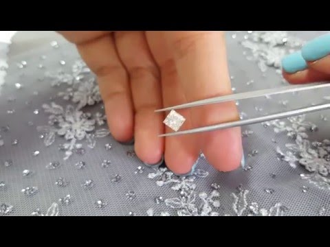 0.88 CARAT PRINCESS CUT E/VS1 NATURAL LOOSE DIAMOND FOR ENGAGEMENT RING WOMENS