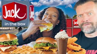 Brits Try Jack In The Box For The First Time In The USA