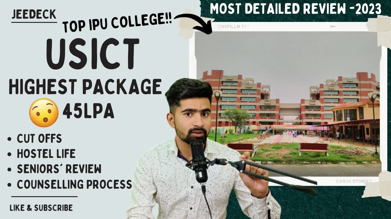 USICT Most Detailed Review 2023| Best IPU College🔥 | Placements 😱| Cut offs 2023??