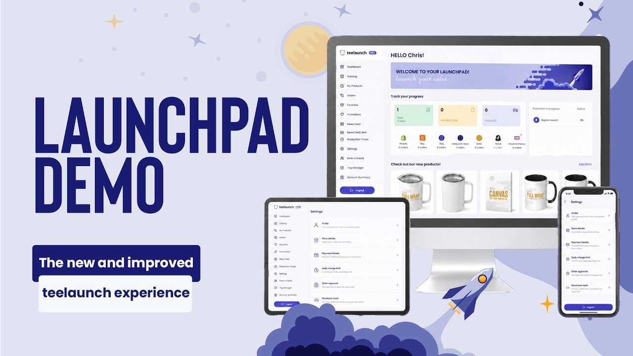 teelaunch: Print on Demand Demo