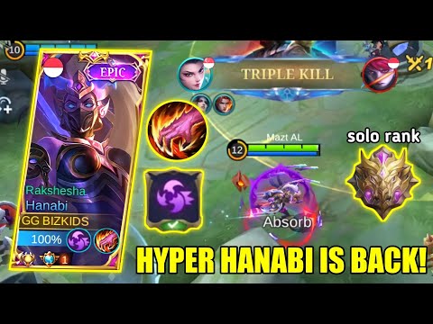 HYPER HANABI IS BACK! TIPS FARMING, ROTASI, & JOIN WAR YANG BENAR! HANABI BEST BUILD TERSAKIT - MLBB