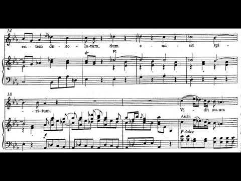 STABAT MATER Pergolesi "VIDIT SUUM DULCEM" (piano accompaniment karaoke with score)