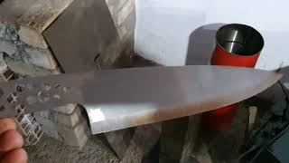 Tratamento Térmico do Aço Inox 14c28n (meu jeito de fazer)