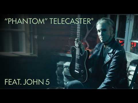 John 5의 Fender Phantom Telecaster: 블랙 온 블랙에 담은 투어 기능