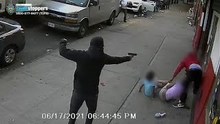 Kids dive for cover as gunman opens fire on Bronx 
