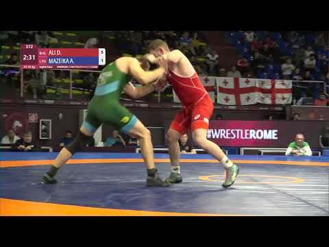 1/8 FS - 79 kg: D. ALI (BUL) v. A. MAZEIKA (LTU)