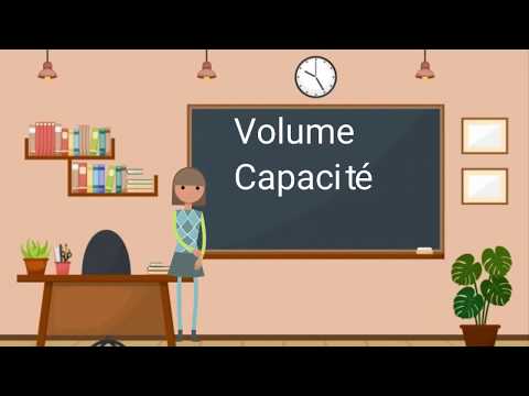 Volume, capacité et masse