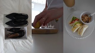 vlog | 早起きしてゆっくり過ごす日常🚪購入品・夏のパンプスを買う・無印・新しいネイル