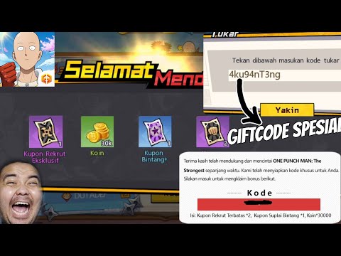 FREE BLACK TICKET SPESIAL CODE🔥, BURUAN TUKER, GACHA KOTAK KEJUTAN - One Punch Man The Strongest