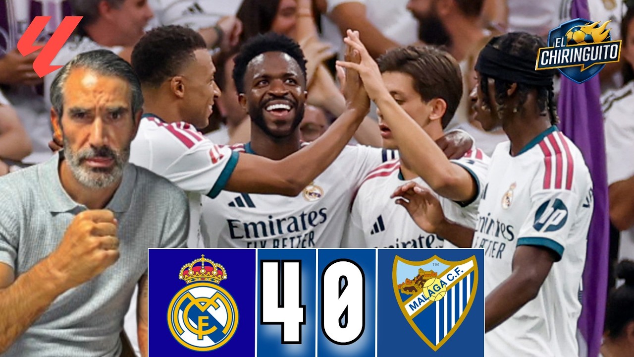 🔥 Un ESTELAR BELLINGHAM es SUFICIENTE para MOU | Resumen Chiringuito Live | REAL MADRID 4-0 MÁLAGA