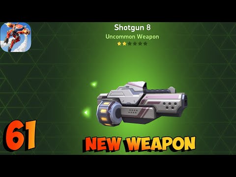 Mech Arena: Robot Showdown - Gameplay Walkthrough  Part 61 - New Weapon Shotgun 8(iOS,Android)