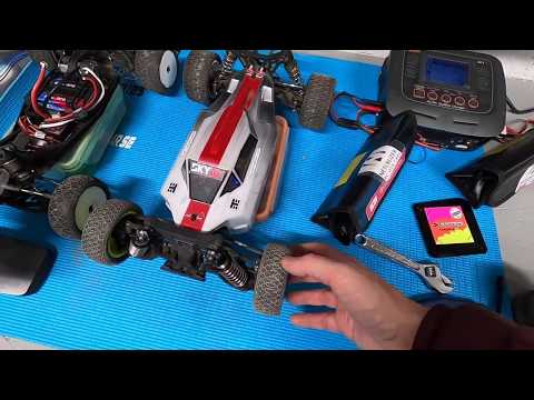 4WD MOD Buggy Racing Tekno EB410 on Super Soft Dirt Webs and borrowed Electron Tires - Netcruzer RC