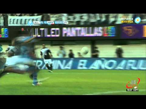 GOL DE ZELAYA - ALL BOYS 0 ARSENAL 1 - FECHA 19 (07 12 2012)