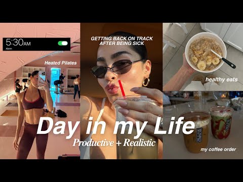 5AM DAY IN MY LIFE | *productive* & self-employed, pilates, healthy eats, getting back on track....