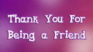 MLP: The Movie - Thank You For Being a Friend - Lyric