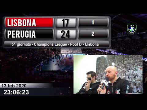 Benfica Lisboa vs Sir Sicoma Monini Perugia  | 5^ giornata - Champions League - Pala Barton