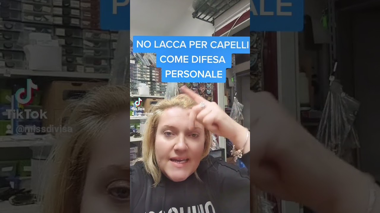 Provo che la lacca per capelli come strumento di difesa non serve a nulla!