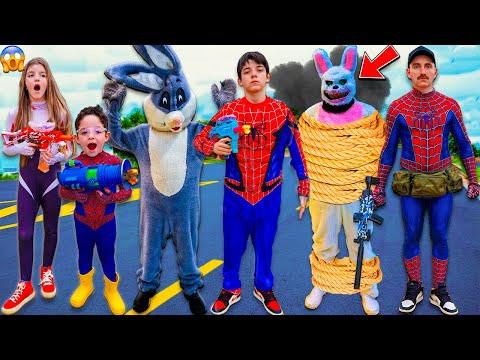 O COELHO MALVADÃO - VIRAMOS SUPER-HERÓIS PARA DERROTAR OS COELHÕES! QUEM SÃO ELES!? - Parte 49