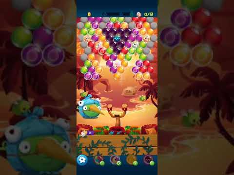 Angry birds pop bubble shooter level 49 3 STARS NO BOOSTER