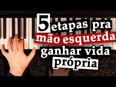 Independência da mão esquerda no piano