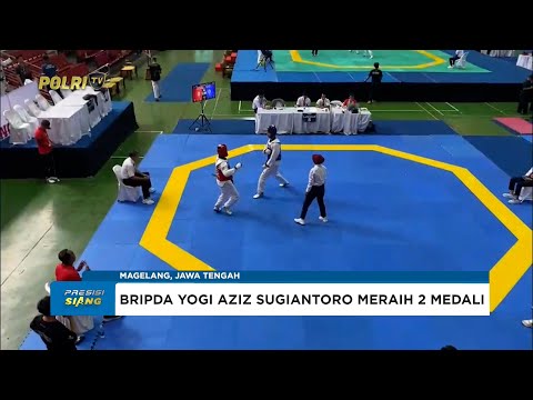 PERSONEL POLRES MAGELANG KOTA RAIH 3 MEDALI KAPOLRI CUP VI TAEKWONDO