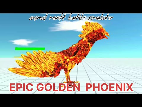 Epic Golden Phoenix VS Every Giant Animal, Animal Revolt Battle Simulator, ARBS