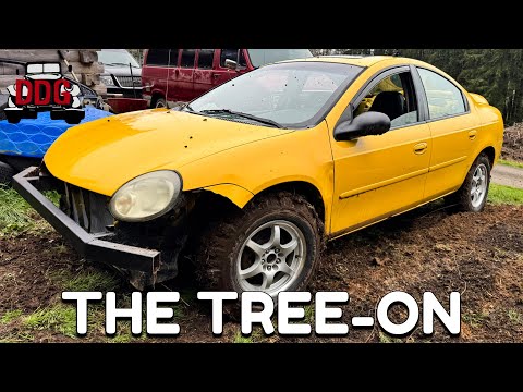 Budget Rally Car - 2003 Dodge Neon Crash Damage Fix, Bumper Build, Super Swampers, And Offroad Glory