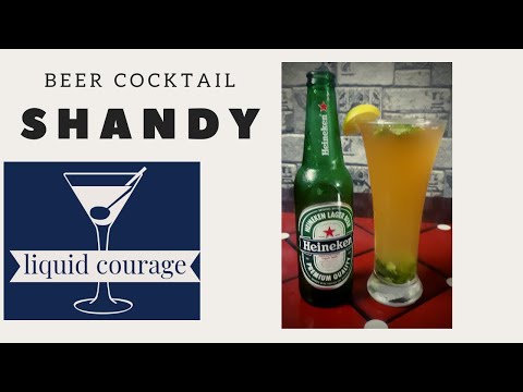 SHANDY I Make Cocktails with simple ingredients #LIQUIDCOURAGEDRINKS #BEERCOCKTAILS #SHANDYCOCKTAIL