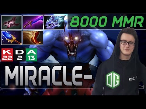 Dota 2 | OG Miracle - Night Stalker | Walking Ward, Moon Shard + Scepter | Ranked Gameplay