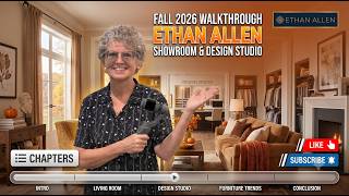 Inside Ethan Allen! Fall Decor, Custom Furniture & Design Studio Walkthrough #furniture #custom