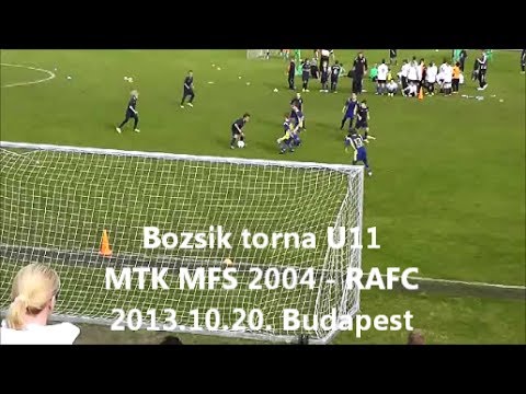 Bozsik torna U11 MTK MFS 2004 - RAFC (4-0) 2013.10.20. Budapest