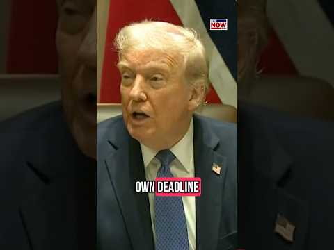 Video | President Trump told reporters that he has his "own deadline’ for Russia, Ukraine peace talks