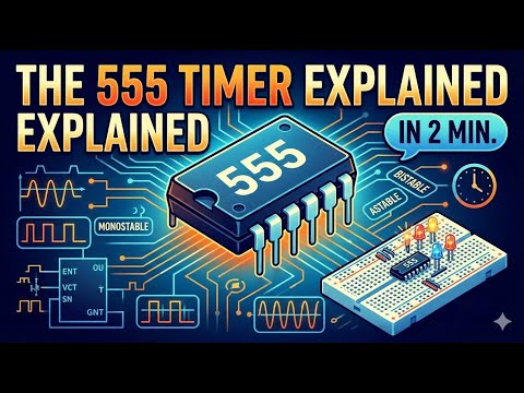 What is a 555 Timer? 555 Timer IC Pinout & Modes Explained FAST NotebookLM