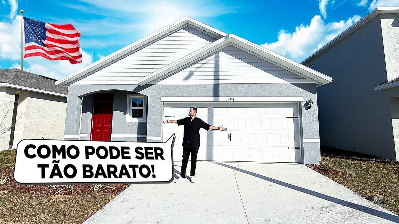 ESSA CASA É A MAIS BARATA QUE EU ACHEI PRA COMEÇAR NOS EUA - FL