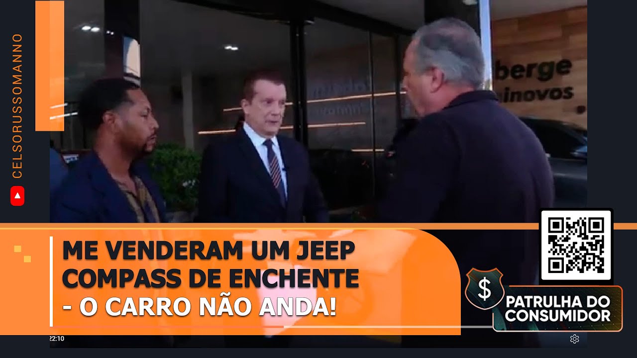 Me venderam um Jeep Compass de enchente - O carro não anda!
