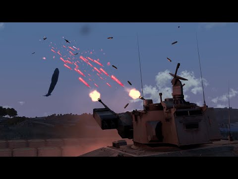 Anti-Air Tank shot down MiG-29 and Helicopter | SAM - SPAAG | Arma 3