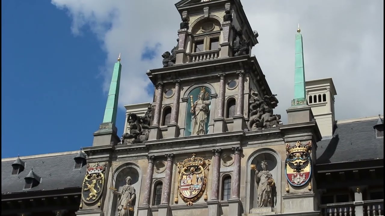 Immersive street-level walking tour through Antwerp Grote Markt, Belgium, showcasing authentic urban landscapes, local architecture, and the vibrant atmosphere of the city's neighborhoods