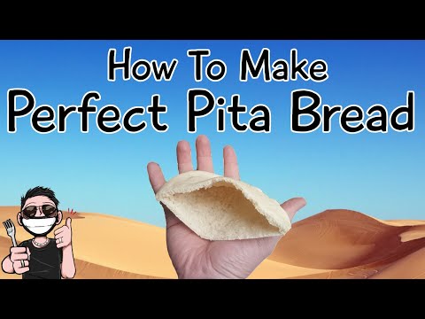 Perfect Pita Bread With Pockets - Recipe - How To Make - VEGAN