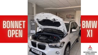 How to Open Hood / Bonnet on BMW X1?