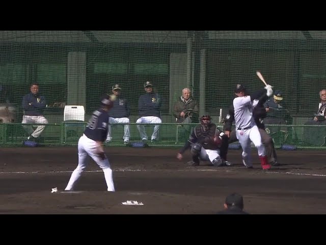 【春季キャンプ】バファローズ・杉本の大きなアピール弾!! 2018/2/11