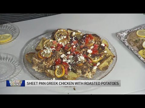 Dean shares recipe for Sheet Pan Greek Chicken with Roasted Potatoes