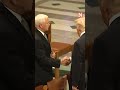 Donald Trump and Mike Pence Shake Hands at Jimmy Carter's Funeral