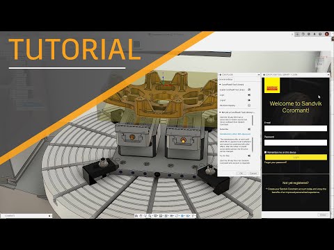 Sandvik Coromant CoroPlus Tool Library in Fusion 360 video