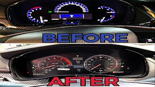 2014-2016 Cadillac CTS LCD gauge upgrade.(dash removal)