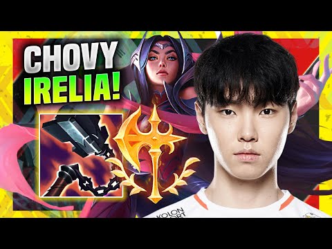CHOVY TRIES FIRST TIME NEW IRELIA REWORK! - HLE Chovy Plays Irelia Mid vs Zoe! | Season 11
