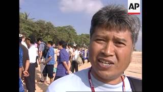 Turtle release on beach as climate conference continues
