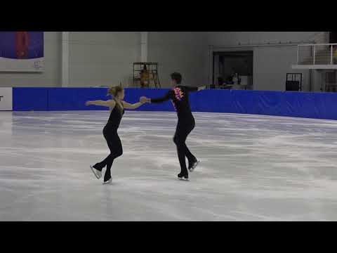 Four Nationals Championships 2019: Tereza Zendulkova and Simon Fukas (SVK) - Junior Pairs Free S