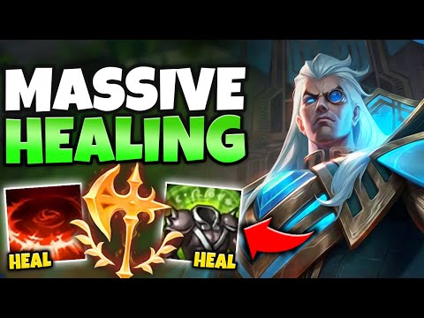 WTF?! SUPER HEALING SWAIN TOP CAN TANK ENDLESSLY! (INFINITE SUSTAIN) - League of Legends